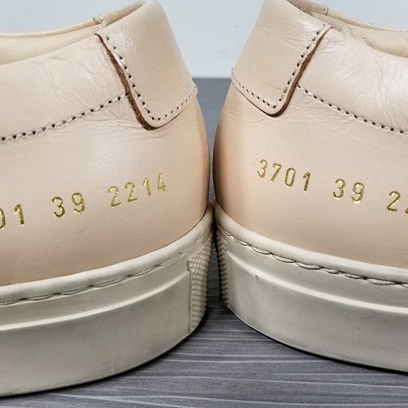 Common Projects Original Achilles Sneaker, Natural Leather, Womens Size 9 / 39 - Picture 11 of 12